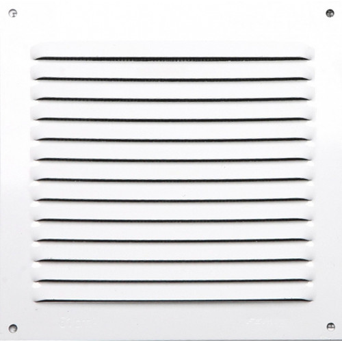 Grille d'aération aluminium laqué, L.15 x l.15 cm - Centrale Brico