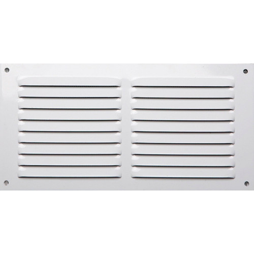 Grille d'aération aluminium laqué, L.15 x l.30 cm - Centrale Brico