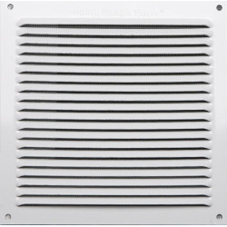 Grille d'aération aluminium laqué, L.17 x l.17 cm de marque Centrale Brico, référence: B6508900