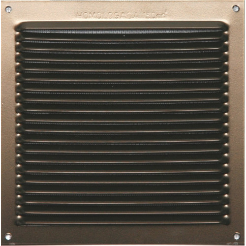 Grille d'aération aluminium laqué, L.17 x l.17 cm - Centrale Brico