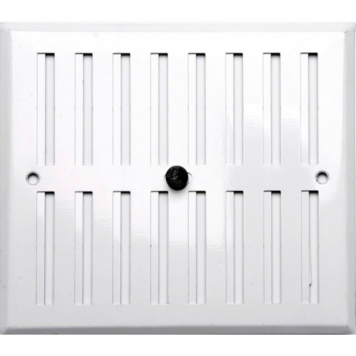 Grille d'aération aluminium laqué, L.19 x l.17 cm - Centrale Brico