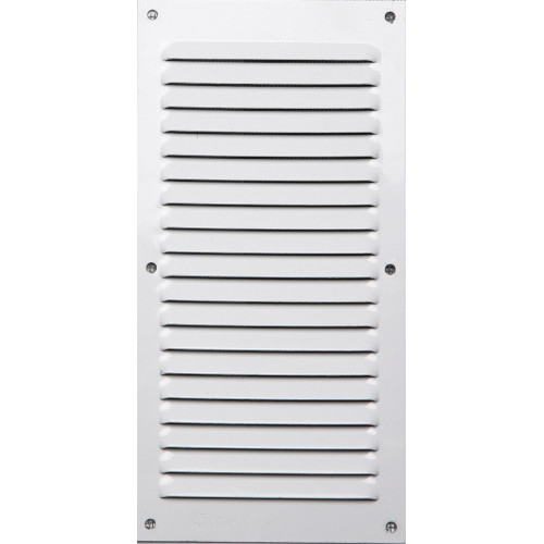 Grille d'aération aluminium laqué, L.20 x l.10 cm - Centrale Brico