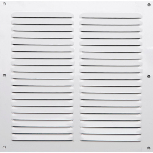 Grille d'aération aluminium laqué, L.20 x l.20 cm - Centrale Brico