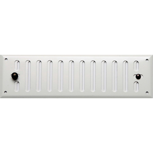 Grille d'aération aluminium laqué, L.24 x l.7 cm - Centrale Brico