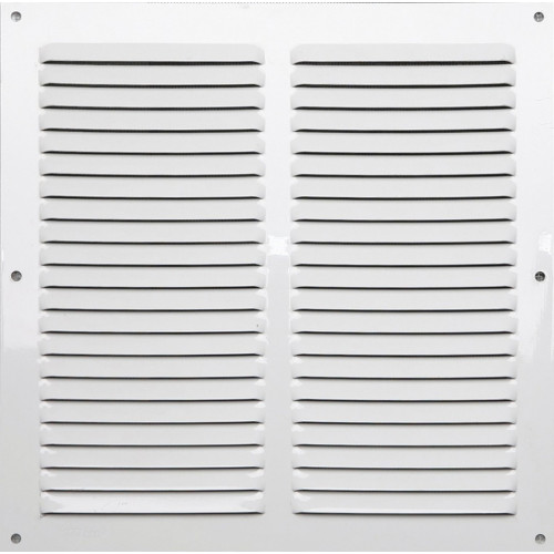 Grille d'aération aluminium anodisé, L.25 x l.17 cm