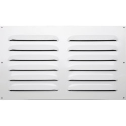 Grille d'aération aluminium laqué, L.30 x l.50 cm - Centrale Brico