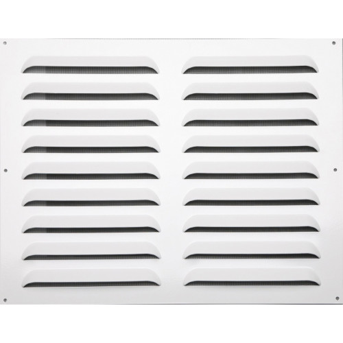 Grille d'aération aluminium laqué, L.40 x l.50 cm - Centrale Brico