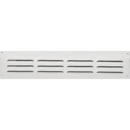 Grille d'aération aluminium laqué, L.5 x l.24 cm - Centrale Brico