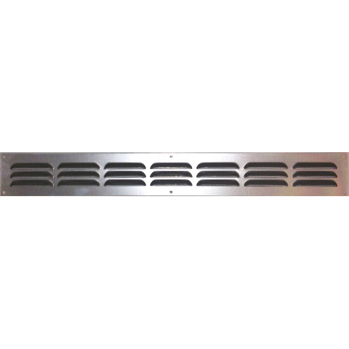 Grille d'aération aluminium laqué, L.40 x l.50 cm