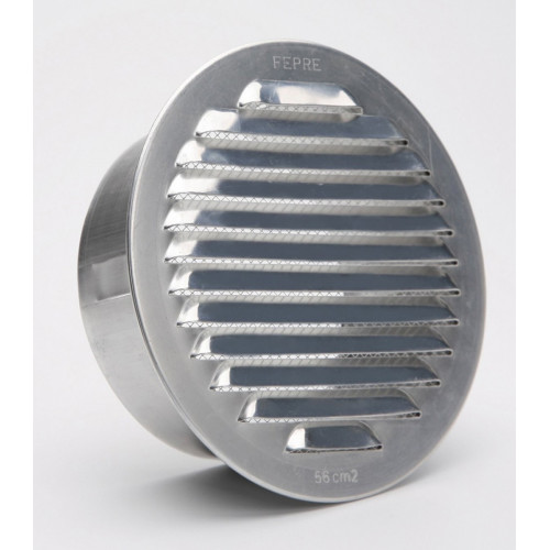 Grille de ventilation ronde réglable en laiton