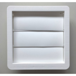 250x250 mm Grille De Ventilation En Plastique ABS Gris : :  Bricolage