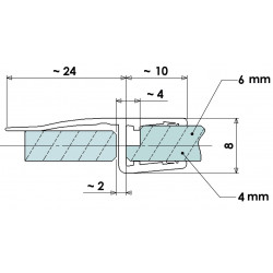 Joint d'étanchéité longue lèvre, 100 cm - Centrale Brico