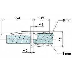 Joint d'étanchéité longue lèvre, 200 cm - Centrale Brico