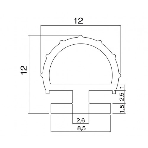 Centrale Brico Joint d'étanchéité pare-baignoire, 100 cm