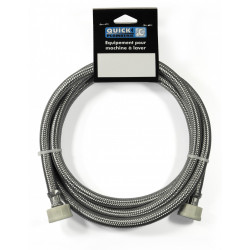 Flexible de raccordement  inox droit 250 cm femelle / femelle 20 x 27 de marque Centrale Brico, référence: B6513400