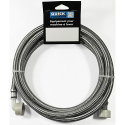 Flexible de raccordement inox coudé 250 cm FF 20X27  de marque Centrale Brico, référence: B6518000