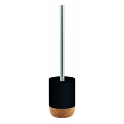 Brosse WC Odemira, noir de marque Centrale Brico, référence: B6522100