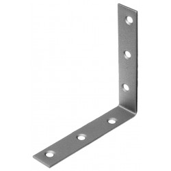 Equerre de chaise bichromaté, 150x150x25 mm de marque Centrale Brico, référence: B6524800