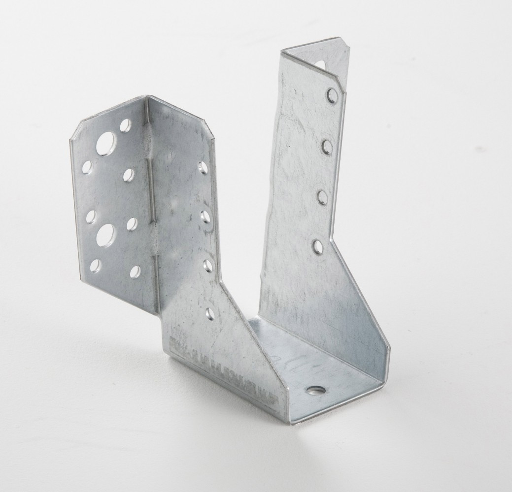 Support de poteau forme U Galvanisé GAH ALBERTS 110x45 mm Acier 22 trous de diamètre 5mm - vue 2