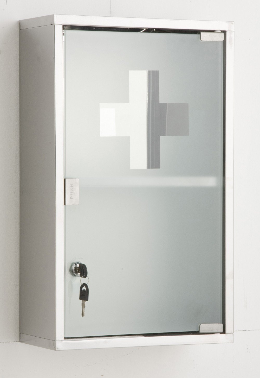 Armoire à pharmacie l.30 cm, imitation métal, Genoa