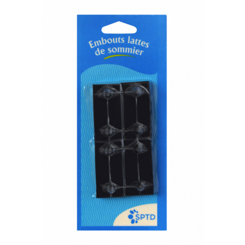 Lot de 4 embouts pour latte de sommier, H. 53 x l. 8 mm - Centrale Brico