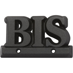 Lettre bis en zamak mat H.8 x l.4.5 cm de marque Centrale Brico, référence: B6535600