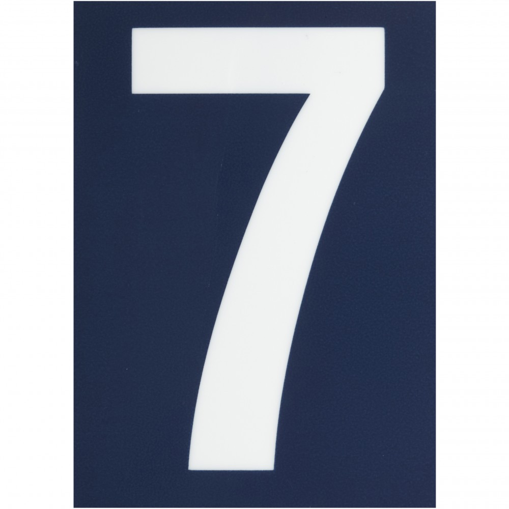 Chiffre adhésif N° rue 7 sur carte - vue 2