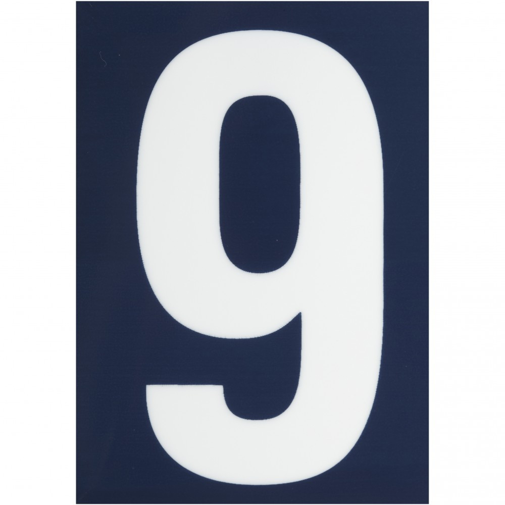 Chiffre adhésif N° rue 9 sur carte - vue 2
