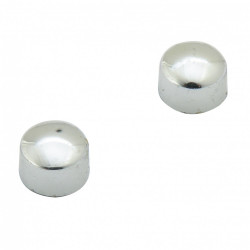 Lot de 10 punaises argent LE CROCHET FRANCAIS, Diam.10 mm - Centrale Brico