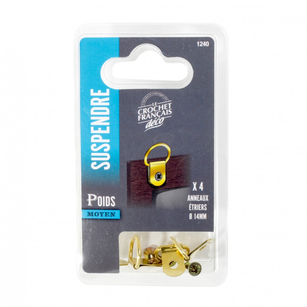 SLEEKEE Anneaux Au Crochet 4 Pièces, Anneaux Au Crochet Ouverts, Accessoires De Tricot À La Main, Anneaux À Tricoter, Anneaux Au Crochet Réglables, Support De Tension De Fil