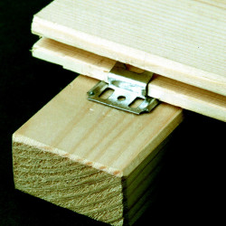 Lot de 250 clips et clous pour lambris bois l.2.3 cm x L.25 mm, Ep.0.3 cm de marque GAH ALBERTS, référence: B6553500