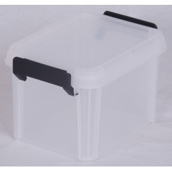 boîte IRIS plastique transparent l.17 x P.22.4 x H.14.5 cm cm de marque Centrale Brico, référence: B6555100