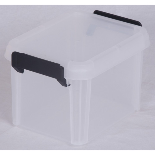 boîte IRIS plastique transparent l.17 x P.22.4 x H.14.5 cm cm - Centrale Brico