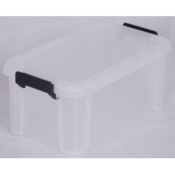 boîte IRIS plastique transparent l.21.4 x P.36.5 x H.16.5 cm cm de marque Centrale Brico, référence: B6555300