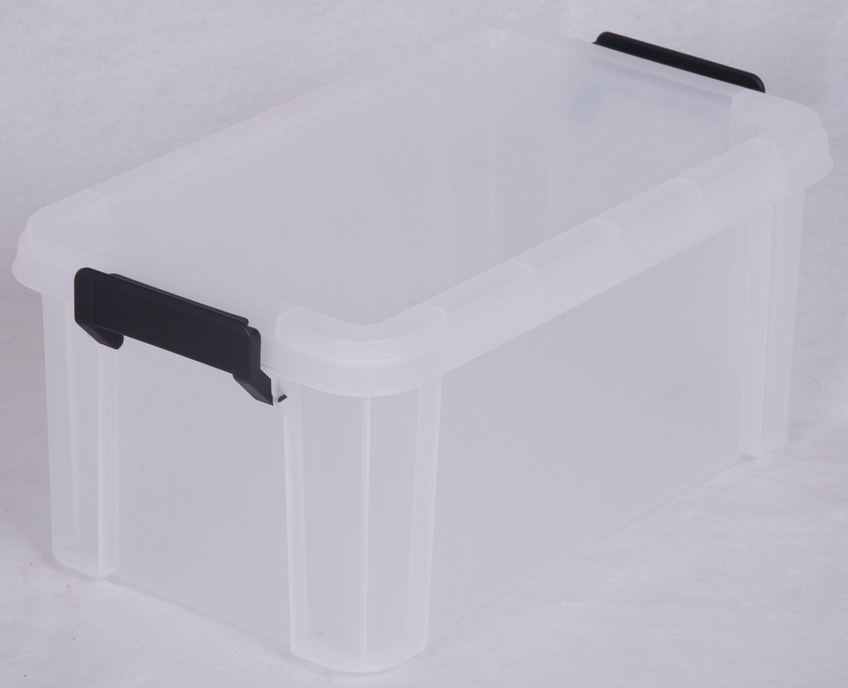 Boîte IRIS plastique transparent l.21.4 x P.36.5 x H.16.5 cm cm