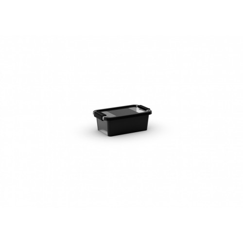 boîte KIS plastique noir l.16 x P.26.5 x H.10 cm cm - KIS