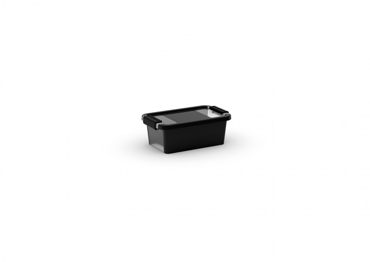 boîte KIS plastique noir l.16 x P.26.5 x H.10 cm cm