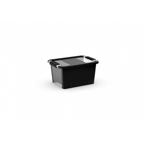 boîte KIS plastique noir l.36.5 x P.25.8 x H.19 cm cm - KIS