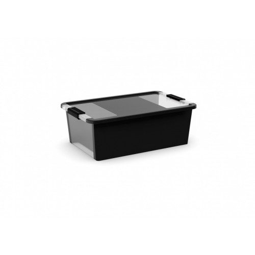 boîte KIS plastique noir l.55 x P.35 x H.19 cm cm - KIS
