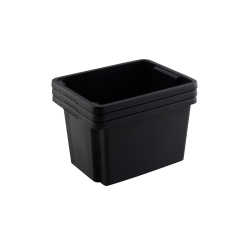 1 boîte non polypropylène noir, 26 l - Centrale Brico