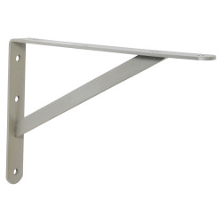 Equerre Dolmen acier epoxy gris, H.20 x P.30 cm de marque Centrale Brico, référence: B6559600