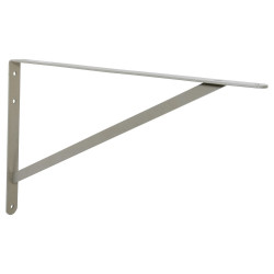 Equerre Dolmen acier epoxy gris, H.32.3 x P.50 cm de marque Centrale Brico, référence: B6559700