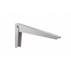 Equerre Escamotable acier epoxy blanc, H.13 x P.30 cm de marque Centrale Brico, référence: B6560900