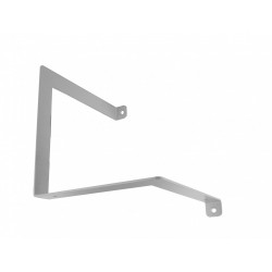 Equerre Parenthèse acier epoxy blanc, H.15 x P.15 cm - Cime