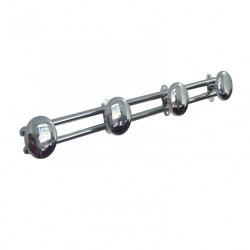 Portemanteau Rail 4 patères, à fixer de marque Centrale Brico, référence: B6566600