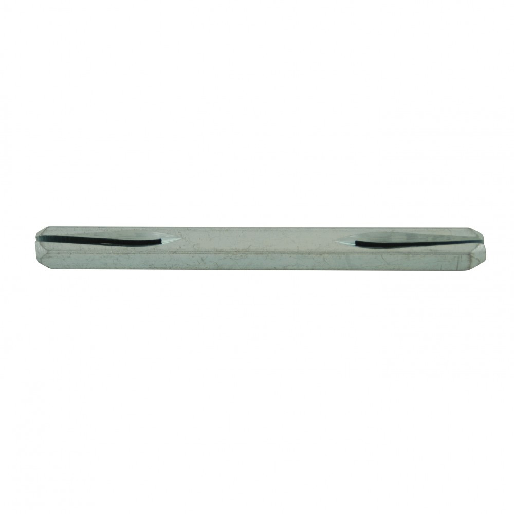 Carré acier zingué, L.12 x l.0.7