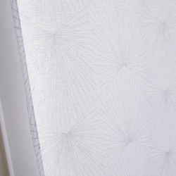 Paire de vitrages tamisant, Kita blanc l.60 x H.120 cm - Centrale Brico