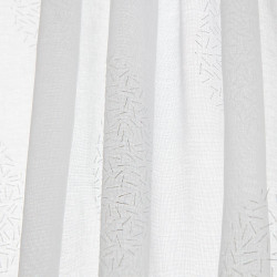 Paire de vitrages transparent blanc l.60 x H.120 cm - Centrale Brico