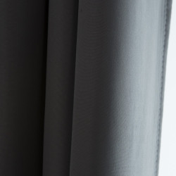 Rideau obscurcissant thermique, Stop-froid plus gris foncé l.140 x H.250 cm - Centrale Brico