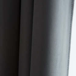 Rideau obscurcissant thermique, Stop-froid plus gris foncé l.140 x H.250 cm - Centrale Brico